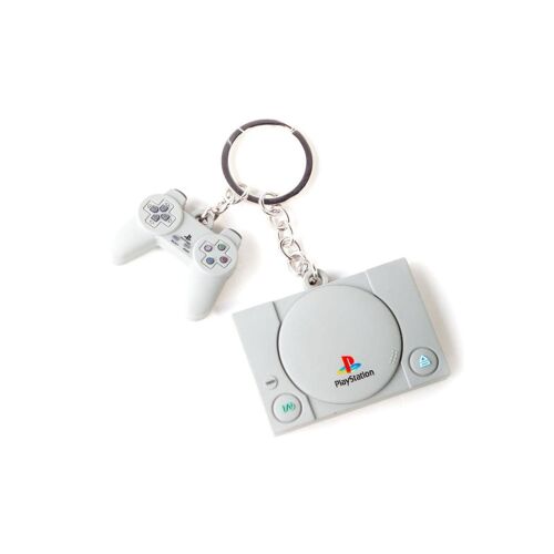 Sony PlayStation - Porte-clés Sony PlayStation Console & Controller 3D