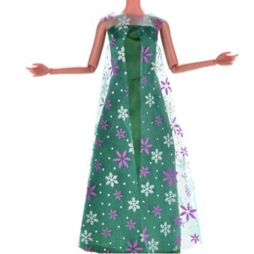 Robe De Princesse Féerique Pour Elsa Et La Reine Des Neiges, Tenue De Fête De Mariage Élégante Pour Poupée, 1 Pièce