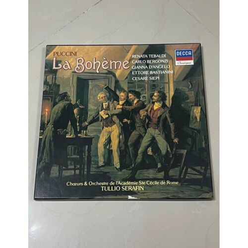 Coffret 33t Puccini La Bohème 