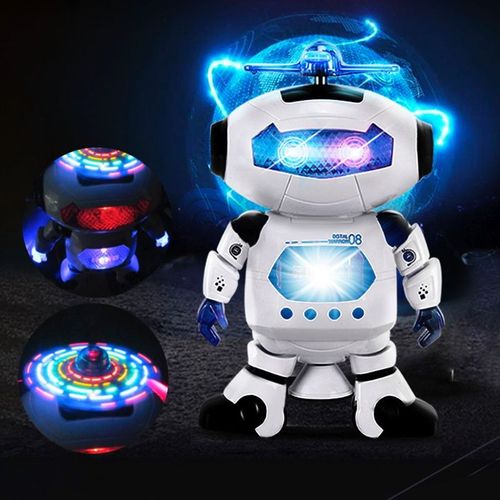 Robot De Danse Électronique Classique Pour Enfants, Jouets Avec Musique Éclairante