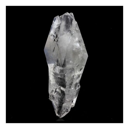 Quartz À Ame (Faden Quartz). 80.0 Ct. Le Noirey, Saint-Jean-De-Maurienne, Savoie, France.