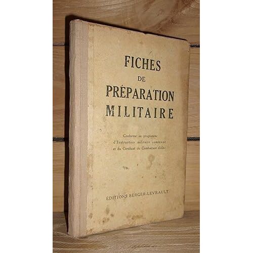 Fiches De Preparation Militaire