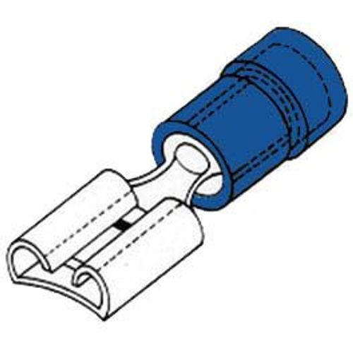 40 Cosses Femelle Largeur Contact 4,8 MM Bleu pour Câble de 1.5 à 2.5 mm²