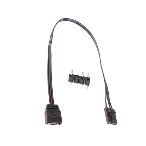 Pour 4pin Rgb À Standard Argb 3-Broches 5v Adaptateur Connecteur Câble Rgb 25cm