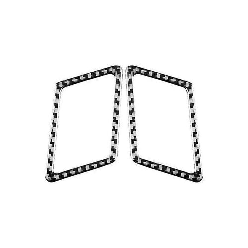 Pour - X3 E83 2006-2010 Instrument En Fibre De Carbone Panneau De Sortie D'air Latéral Couverture Décorative Garniture Autocollant