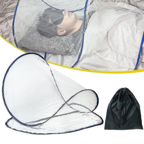 Pop Up Mosquito Net Tente Pour Tête Sac De Couchage Moustiquet Mouillostique Pour Literie Camping Voyage