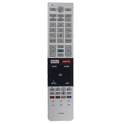Replacement Remote Control CT-8536 Compatible with TV with Key 49U7750 55U775075U7750 Without Voice