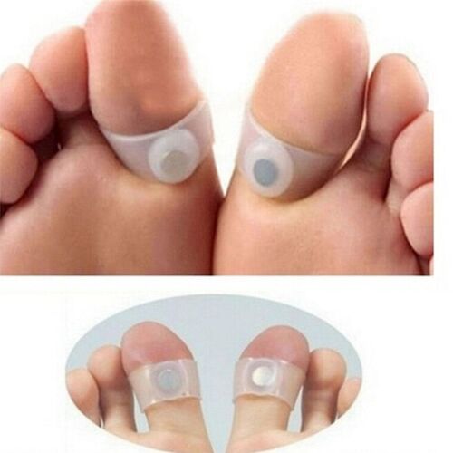 Outil De Soins Pour Perdre Du Poids, Produit Amincissant, Massage Magnétique En Silicone, Anneau D'orteils Pour Les Pieds, 1 Paire
