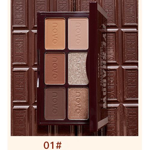 Palette de fard à paupières en chocolat, couleur chair, fard à paupières à paillettes, Pigments bruns chauds, maquillage, idée cadeau de noël