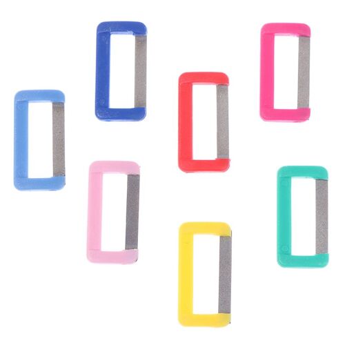 Bande De Polissage Dentaire Orthodontique Interproximale, Émail Réduit, Outil De Soins Buccaux, Couleur Aléatoire, 3 Pièces/Ensemble Dents