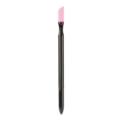 Stylo De Meulage À Quartz À Double Extrémité, 1 Pièce, Stylo Poli Pour Nail Art, Poussoir De Peau Morte, Manucure, Dissolvant De Cuticules, Bâton De Polissage Des Ongles