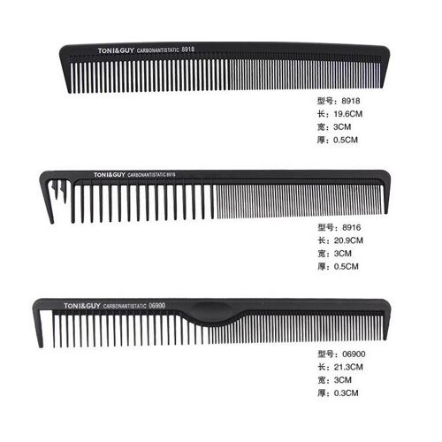 Peigne Professionnel Pour Salon De Coiffure, Série Complète, En Fibre De Carbone, Pour Barbier, Styliste