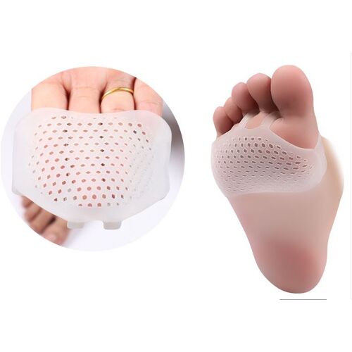 Coussinets Métatarsiens En Silicone Pour L'avant Pied, 1 Paire, Demi Cour, Coussin De Massage, Antidérapant, Pour Le Soulagement De La Douleur, Soins Des Pieds