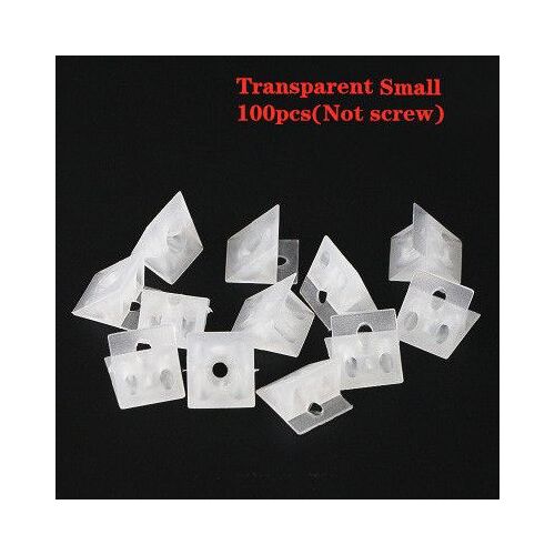 Support D'angle En Plastique, Angle De 100 À 45 Degrés, Fixation D'armoire Avec Vis, Raccords Métalliques Pour Meubles