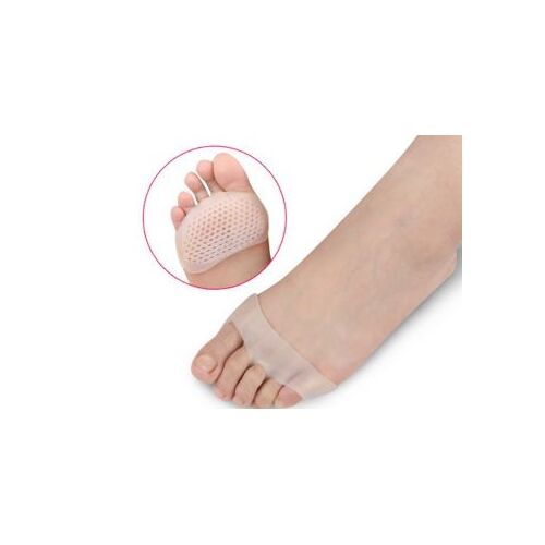 Coussinets Métatarsiens En Silicone Pour L'avant Pied, 1 Paire, Demi Cour, Coussin De Massage, Antidérapant, Pour Le Soulagement De La Douleur, Soins Des Pieds