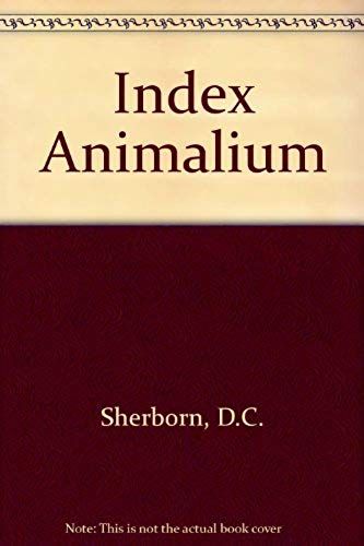 Index Animalium: Pts. 1-33