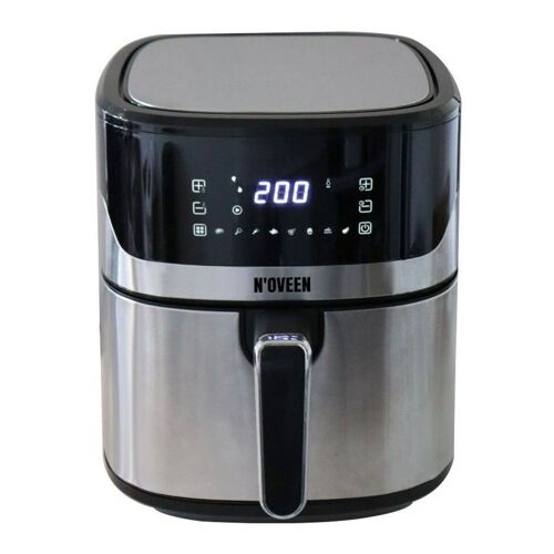 Hot Air Fryer Noveen Af550 6.5 L 1600 W Black Silver