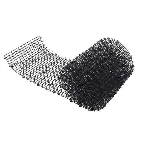 Tapis de chat de 2m avec pointes avec bouchon d'excavation anti-chat pour plantes de protection de jardin