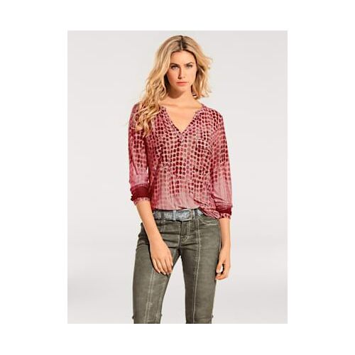 T-Shirt Motif À Pois Tendance - Rick Cardona - Corail