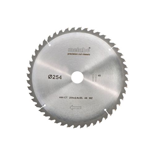 Metabo Lame de scie ""precision cut - classic"", 216x2,4/1,6x30 Z30 WZ 22° - 628653000