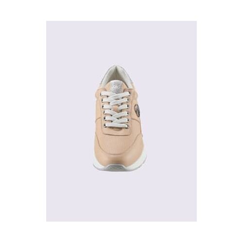 Baskets De Fabrication Portugaise Nude Couleur Argent