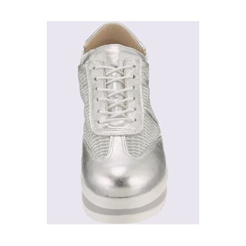 Chaussures Lacets De Fabrication Espagnole Couleur Argent