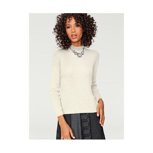Pull À Col Montant Look Tendance - Linea Tesini - Écru