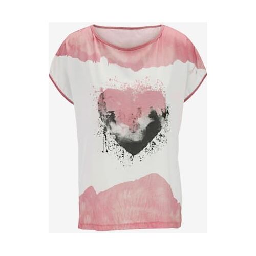 T-Shirt À Manches Courtes Look Tendance - Rick Cardona - Vieux Rose