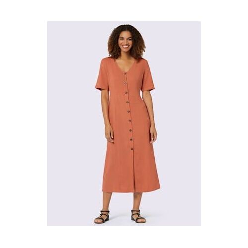 Robe D'été Qualité Tissée - Collection L - Papaye