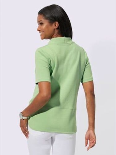 T-Shirt À Manches Courtes 50% Modal - - Réséda