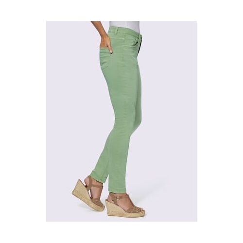Jean Skinny Coupe 5 Poches Décontractée - Linea Tesini - Eucalyptus