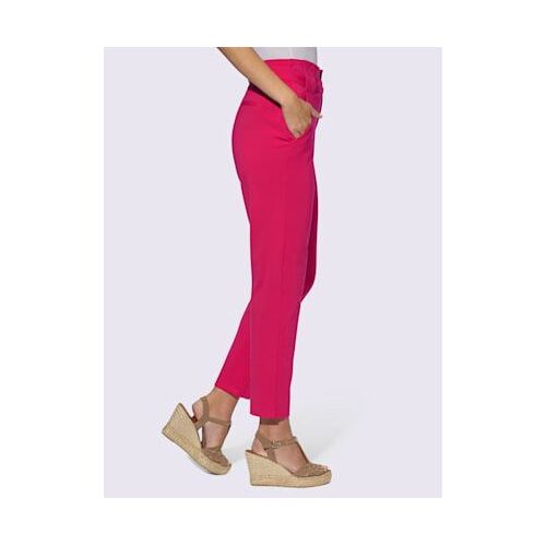 Pantalon Paperbag Coupe Carotte - Linea Tesini - Fuchsia