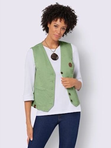 Gilet En Jean Qualité Coton - Collection L - Eucalyptus