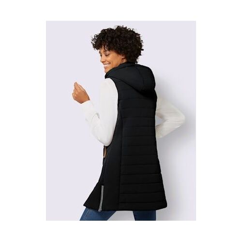 Gilet Long Qualité Matelassée - Collection L - Noir