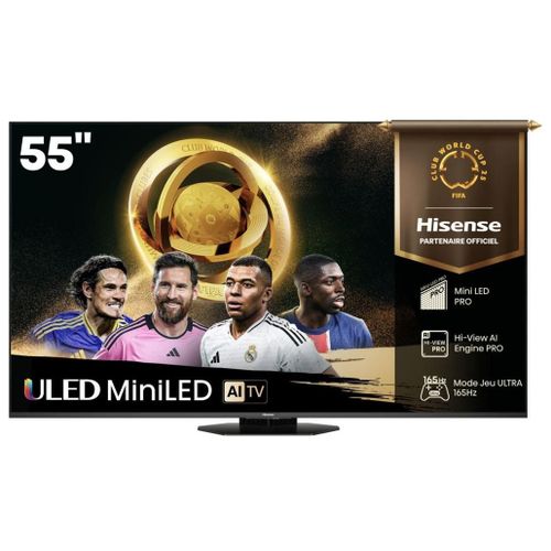 Hisense 55U8Q sw LED-TV Mini LED ULED UHD Multituner BT Smart Dolby Vision HDR