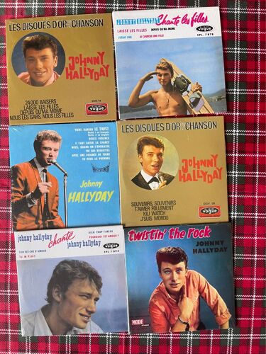 Lot 6 Cd Johnny Hallyday 