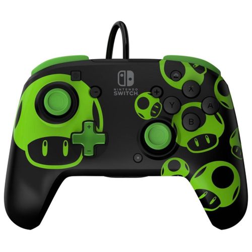 Pdp - Manette De Jeu Filaire Rematch 1-Up (Glow-In-The-Dark) Pour Nintendo Switch Et Switch Oled