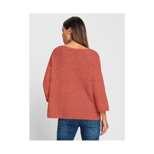 Pull Encolure Ronde Fil Fantaisie Brillant - Rick Cardona - Terre Cuite