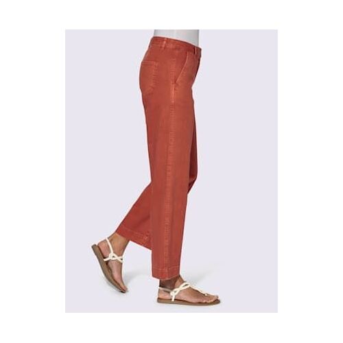 Pantalon Large 96% Coton - - Rouille
