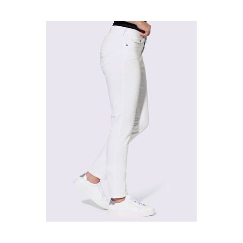 Jean Skinny Coupe Skinny Tendance - Linea Tesini - Blanc