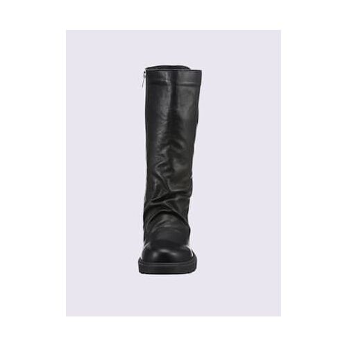 Bottes Cuir Nappa De Vache Noir