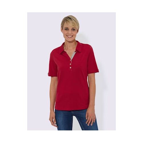 Polo Sportif En Mélange De Matières Confortable - Collection L - Rouge