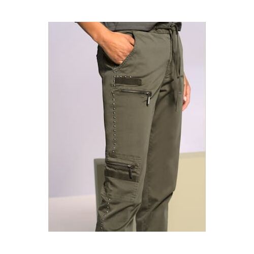 Pantalon Cargo Coupe Cargo Décontractée - Rick Cardona - Kaki