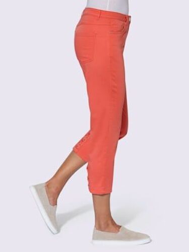 Jean 3/4 Qualité Coton Doux Sur La Peau - Collection L - Corail