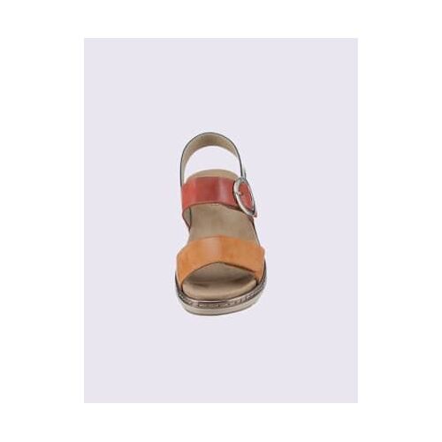Sandales De Fabrication Portugaise Rouge Orange