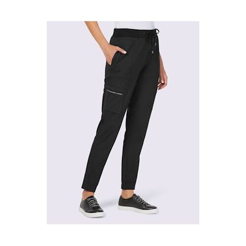 Pantalon En Jersey Style Jogging Tendance - Rick Cardona - Noir