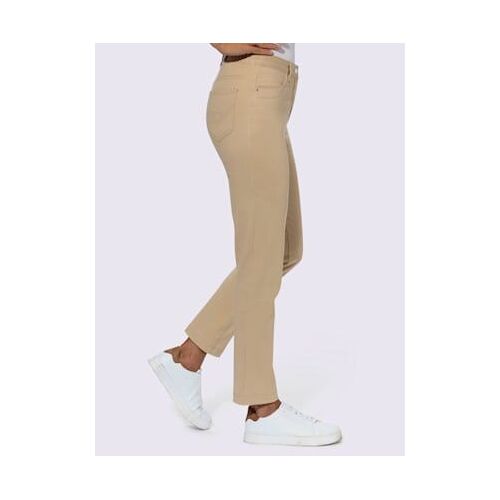 Jean Coupe Droite Avec Ceinture Élastique Au Dos - Fair Lady - Sable