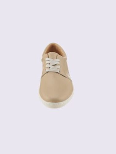 Chaussures Lacets De Fabrication Portugaise Beige