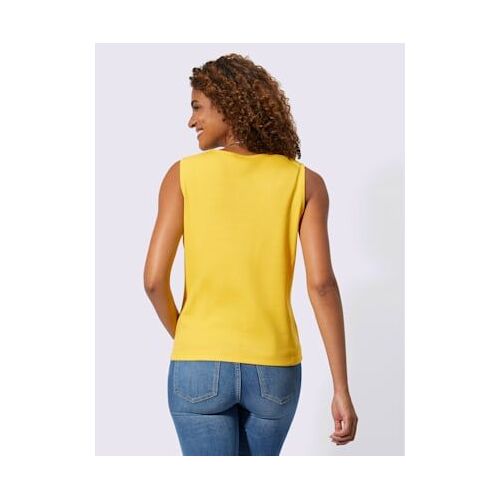 Débardeur Qualité Coton - Collection L - Jaune Soleil