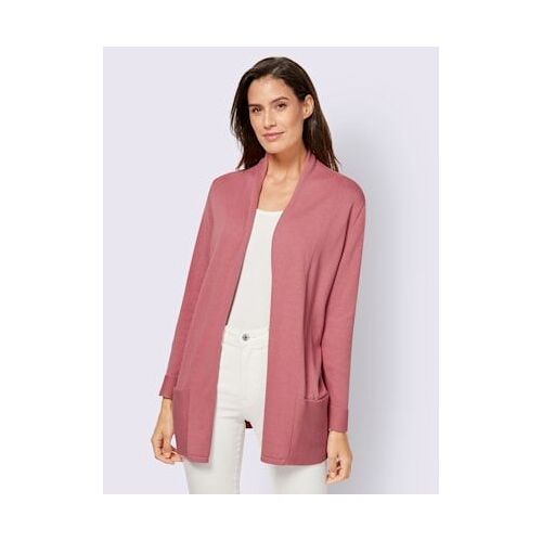Veste Longue En Tricot 100% Coton Pima - - Bruyère